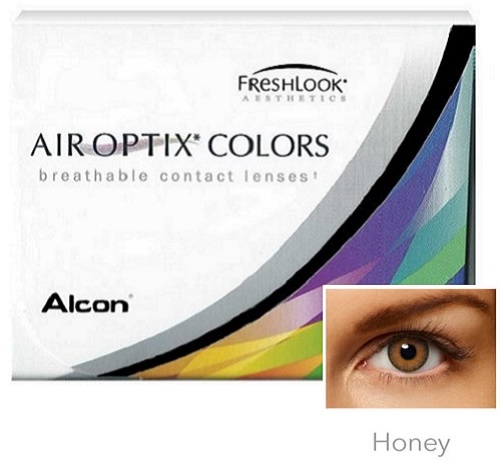 Air Optix Colors - Honey Color contact Lens by Alcon